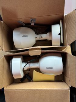 Lorex outside cameras C883DA-Z 4K CVI Deterrence Bullet Camera
