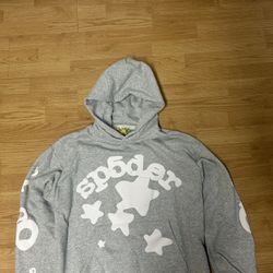 Grey Spider Hoodie 