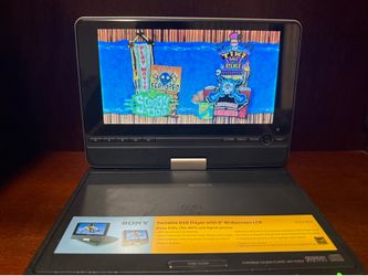 Sony DVP-FX810 8” Portable DVD Player Swivel Screen Tested & Working