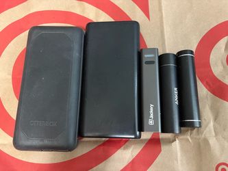Battery bank lot of 5 (read description)