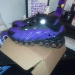 Purple N Black Nike Airmaxs
