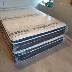 $200 Queen Pillow Top Mattress Only Brand New Free Delivery Same Day 