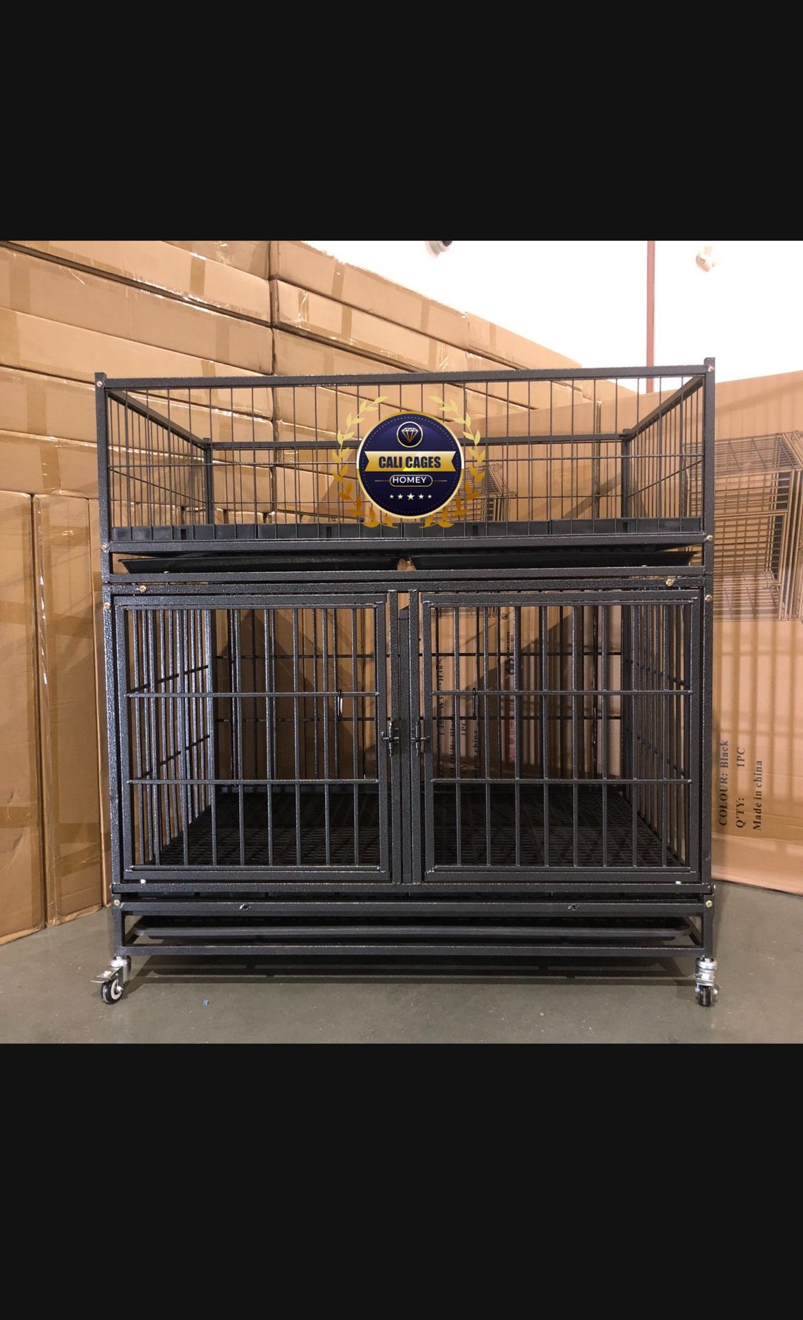 Dog Pet Cage Kennel Size 43 With Divider And Whelp Cage New In Box 📦 