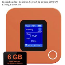 4G LTE Portable WiFi Hotspot (NEW, in box)