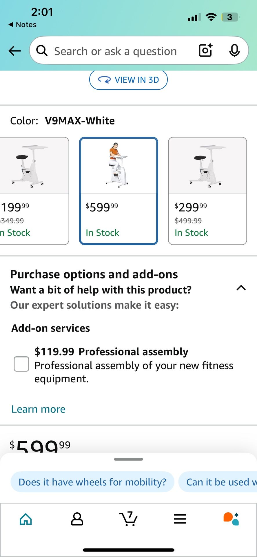 Desk Bike / Indoor Cycling Bike