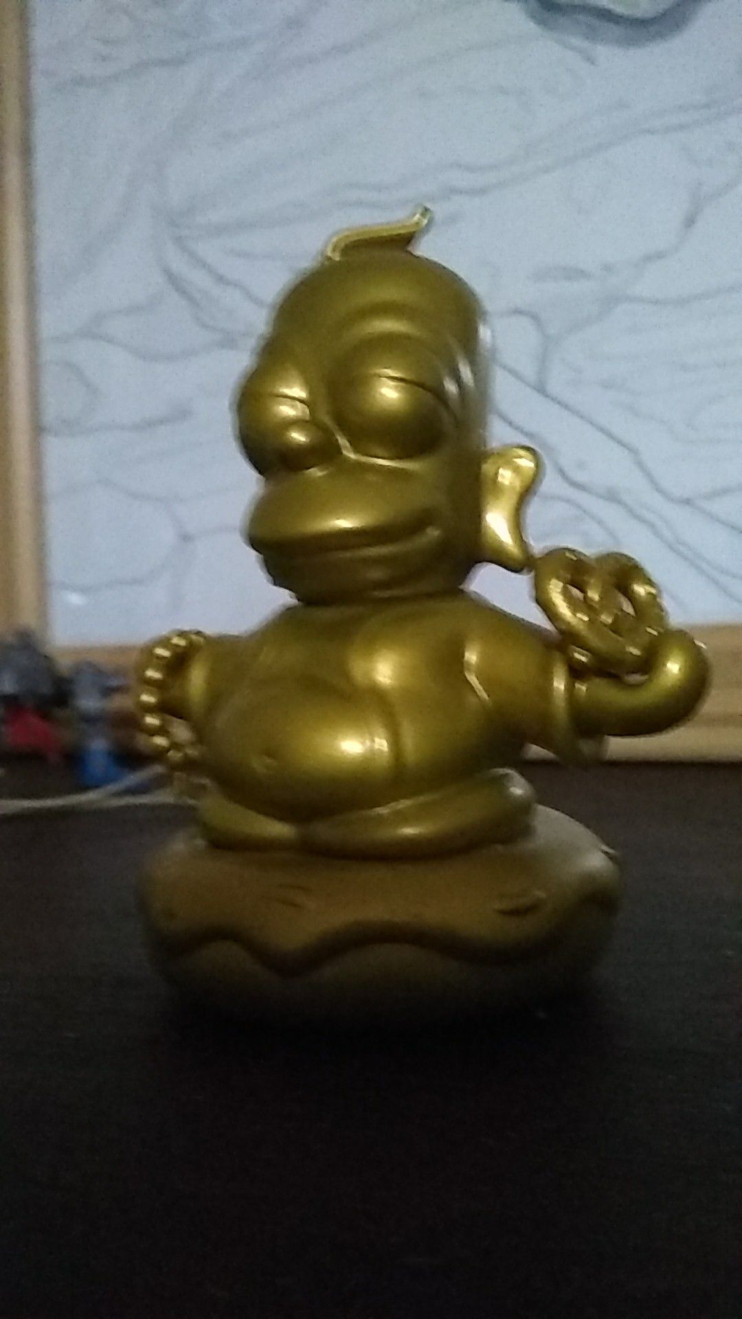 Enlightened Homer Buddha toy figurine