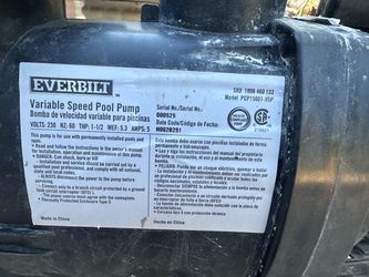 Everbilt Variable Speed Pool Pump PCP15001-VSP