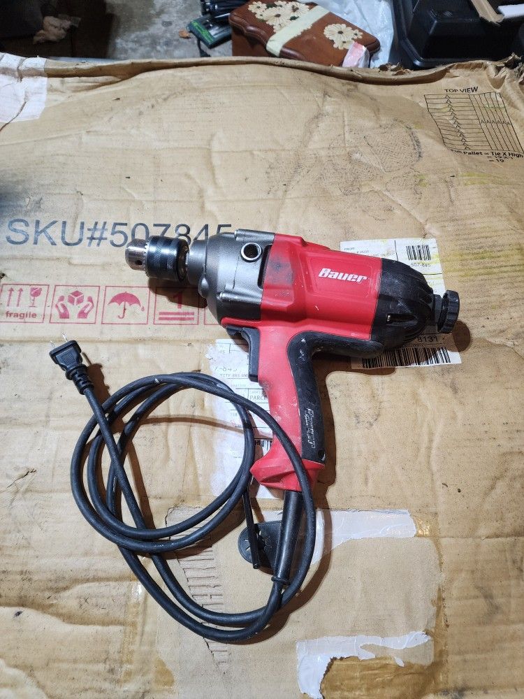 Drill Mixer Spade Handle Corded Heavy Duty Low Speed 1/2 Inch For Mixing Mortar