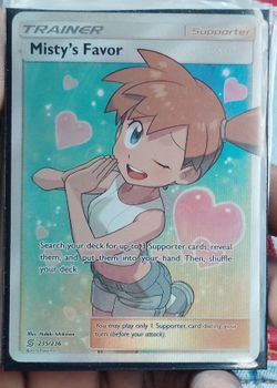 Pokémon Misty's Favor Trainer Card 235/236