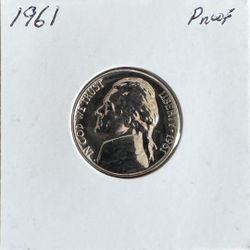 1961 Jefferson nickel Proof