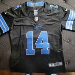 Black Detroit Lions Jersey