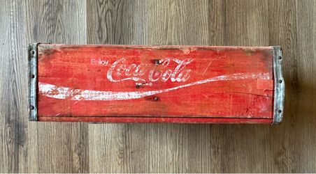 #106 Vintage Coca-Cola Wooden Crate