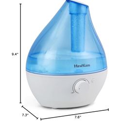 Brand New HawKam Humidifiers for Bedroom Baby (1.8L Water Tank), Cool Mist