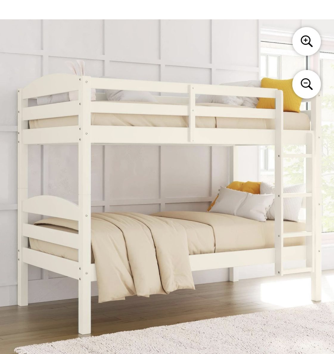 White Bunk Bed