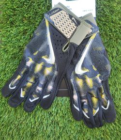 BRAND NEW NIKE ALPHA VARSITY BATTING GLOVES CAMO ARMY GREEN BLACK Men Sizes Medium, Large, XL