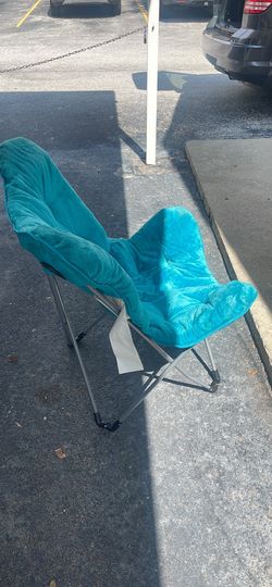 Teal Chair, Fluffy
