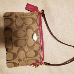Coach Zip Wristlet