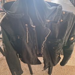 Goth Jacket And Hoodie