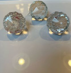 68   Crystal Glass Prisms - make offer