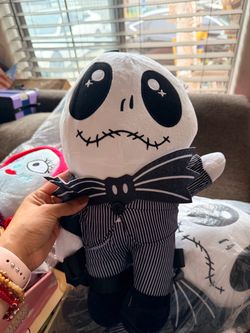 Jack Skellington Plush Backpack