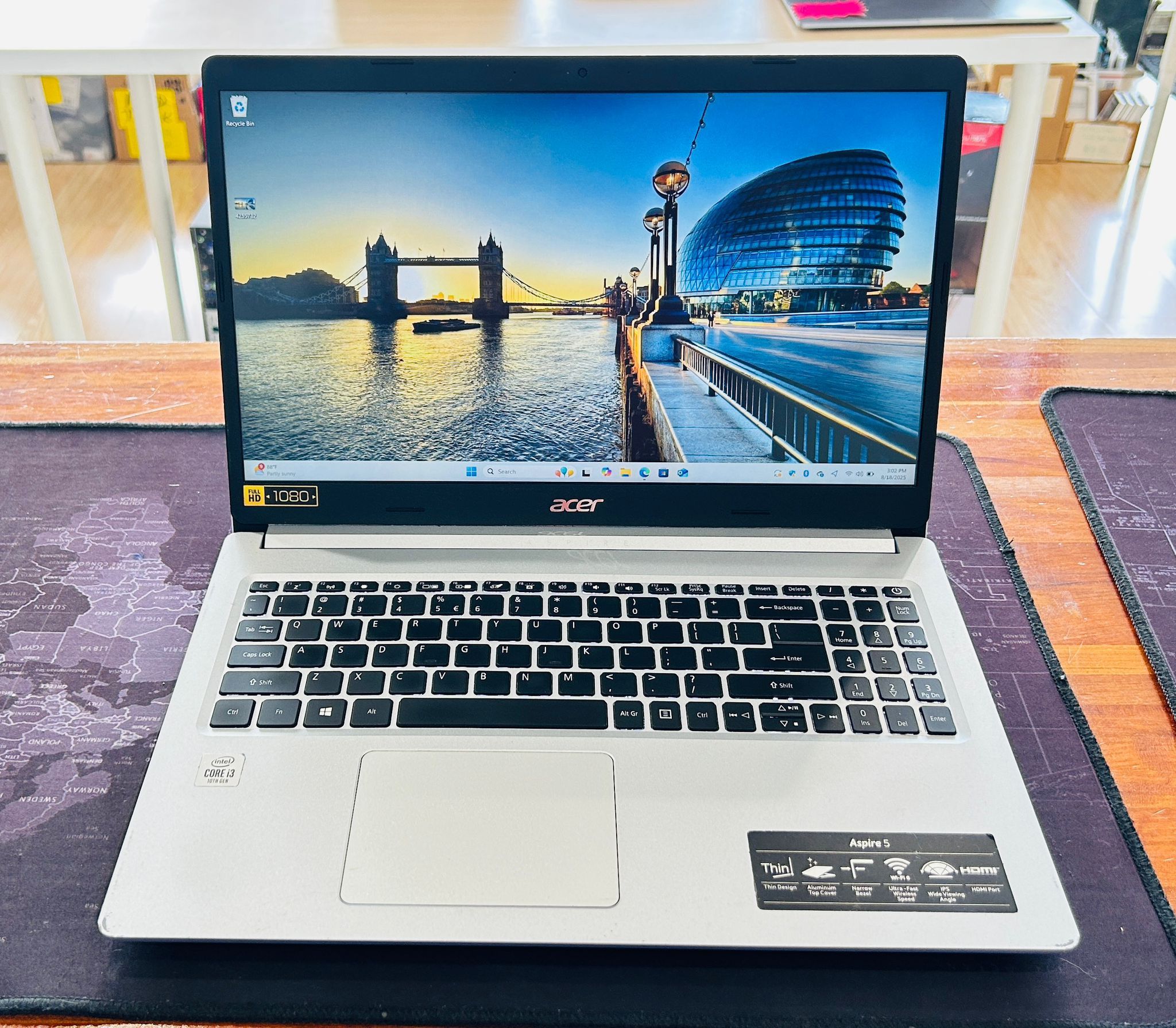 Acer Aspire A515 15” 2020 i3-10th Gen 4GB 120GB SSD
