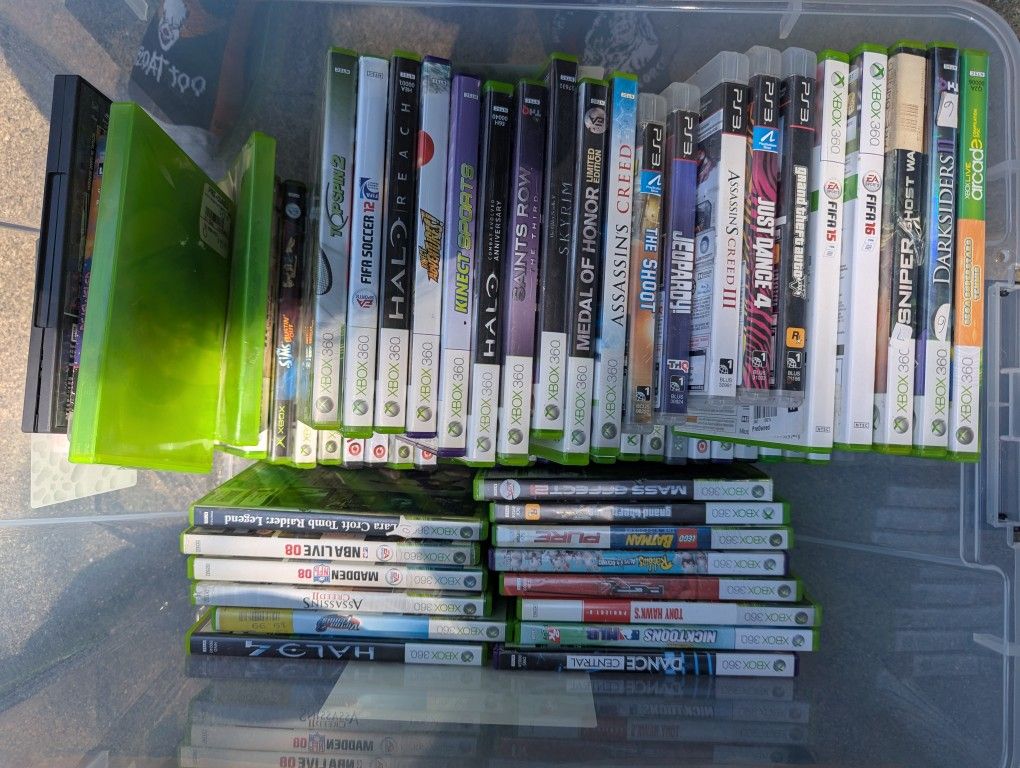 X Box Games $3 Each