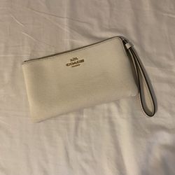 Coach Wristlet White 