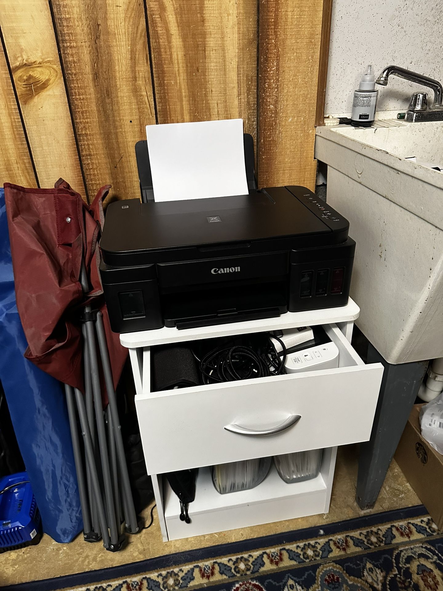 Computer Desk With Printer Stand