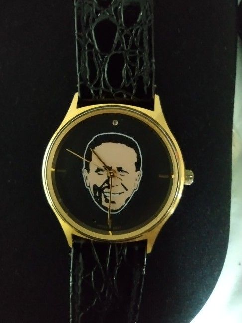 RARE Tom Peterson Black Dial Anniversary Watch Nirvana Kurt Cobain