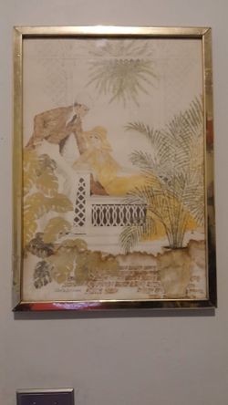 Gloria Eriksen Framed Watercolor Art Print