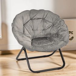 Grezone Folding Saucer Moon Chair