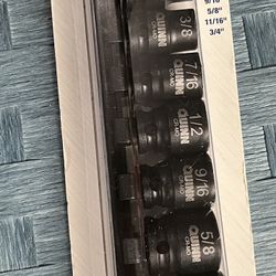 Quinn 3/8in Drive Bolt Extractor Socket Set 9 Piece (WILL TAKE BEST OFFER)