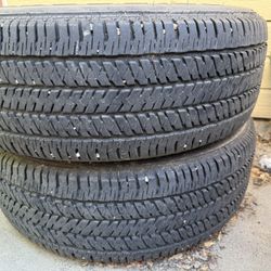 A Pair Of Tires 265/65/17 Bridgestone