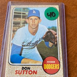 Baseball vintage 68 topps