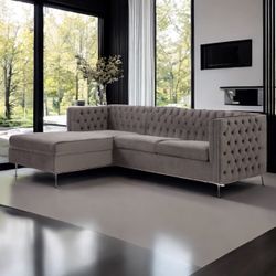Modern sectional sofa sale- limited supply- zero interest Finance available- shop now pay later.  