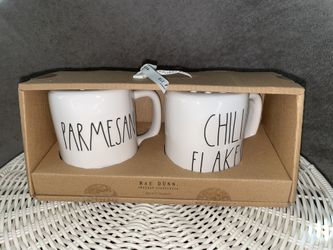 Rae Dunn Parmesan/Chili Flakes Shakers