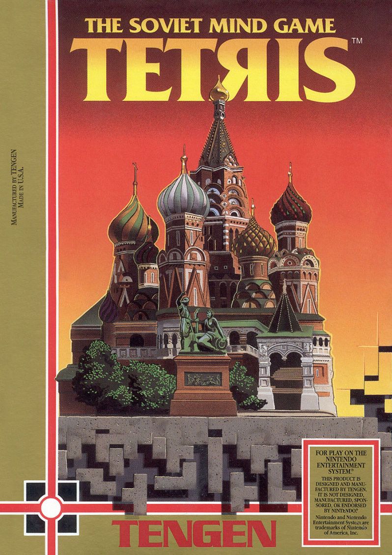Complete in Box Tengen Tetris NES 