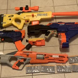 Lots Of Nerf Guns, Plus 50 Darts CAN BUY SEPARATELY 