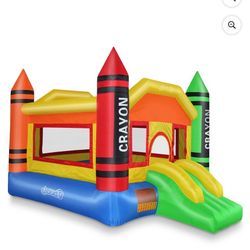 Cloud 9 Mini Crayon Bounce House Inflatable 