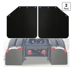 24" x 24" Angled Mud Flaps for Semi Trucks 1/5" Thick Mudflaps Set of 2