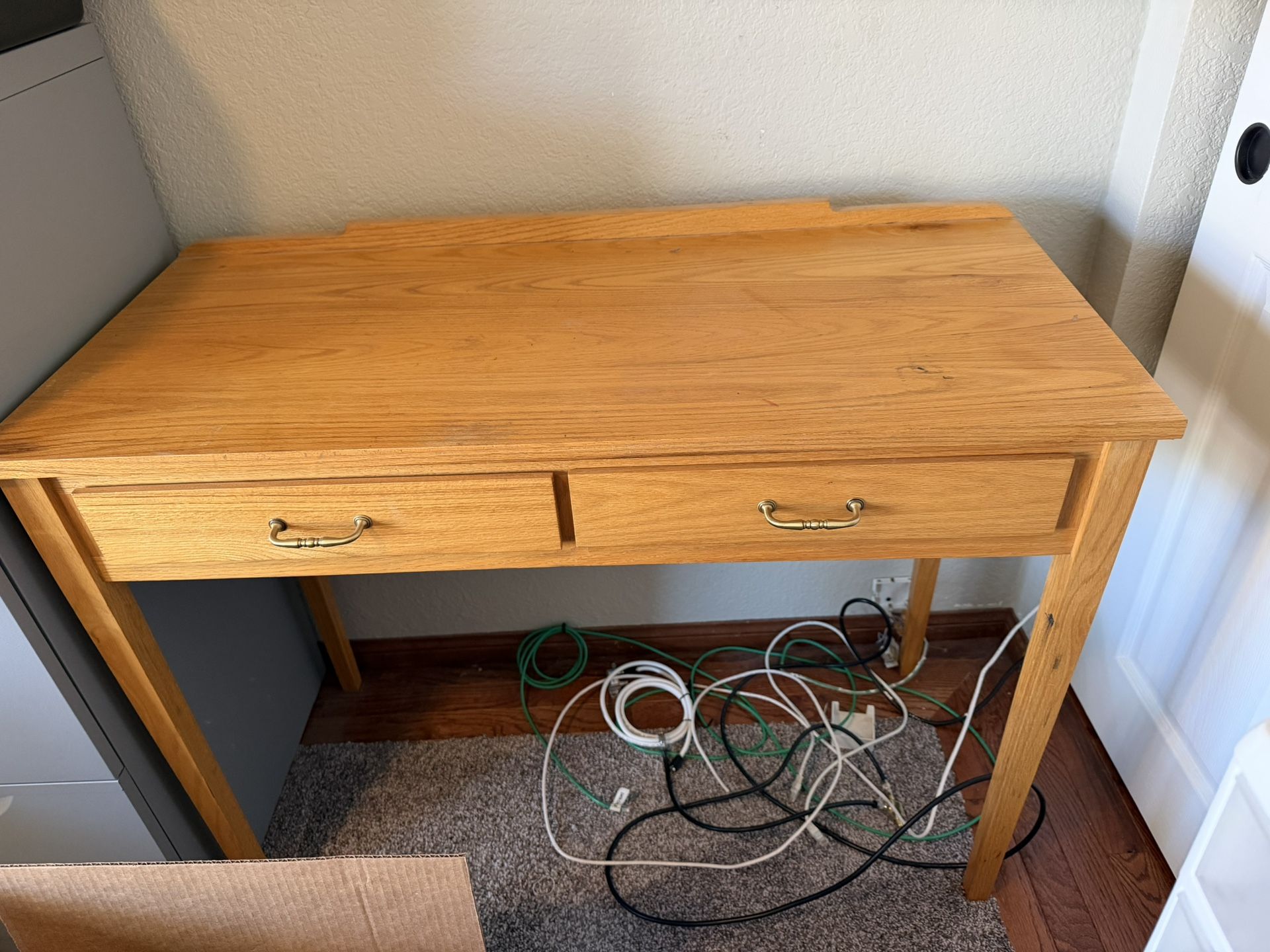 Wood Desk/Vanity