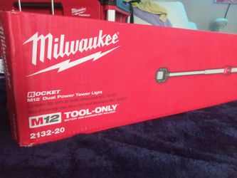 M12 12-Volt Lithium-Ion Cordless 1400 Lumen ROCKET LED Stand Work Light (Tool-Only)
