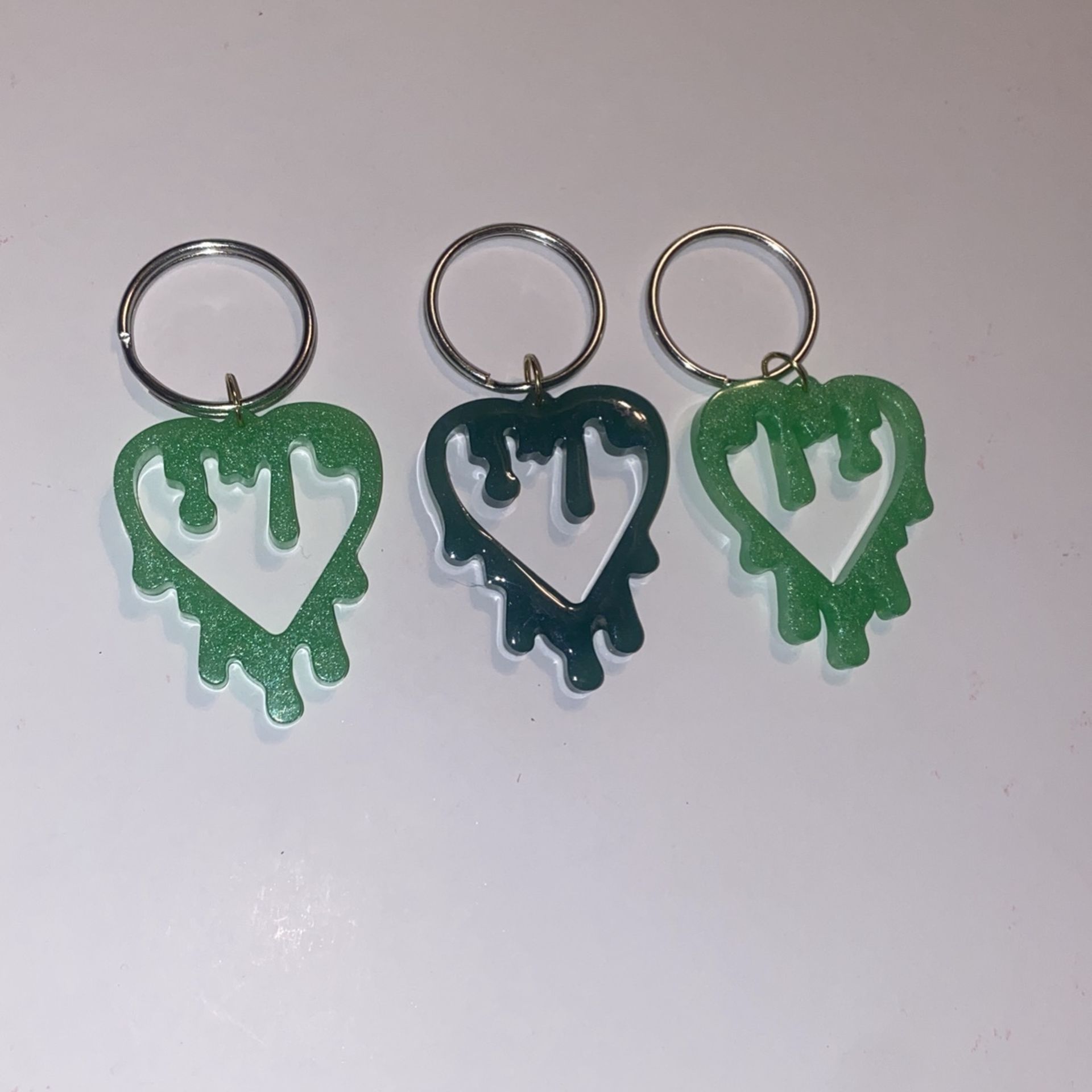 Dripping Heart Keychain
