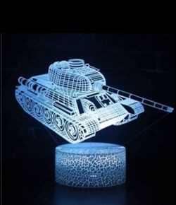 3D Night Light with remote smart touch