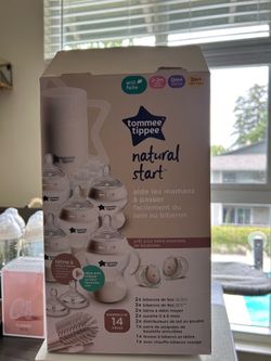 Tommy Tippee natural start bottle set