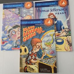 Step Into Reading. Level 4, set of 3 books