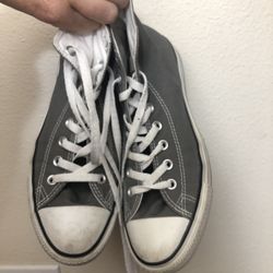 Mens Size 8 Gray Converse