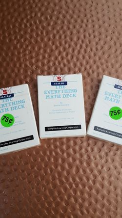 Everything math decks. Learning