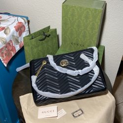 beautiful large Black cross body bag