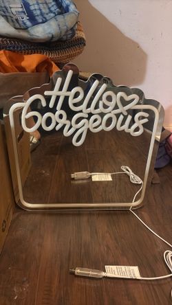Light up mirror
